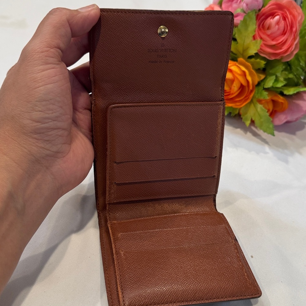 Louis Vuitton Dark Brown Monogram Wallet - Picture 7 of 10